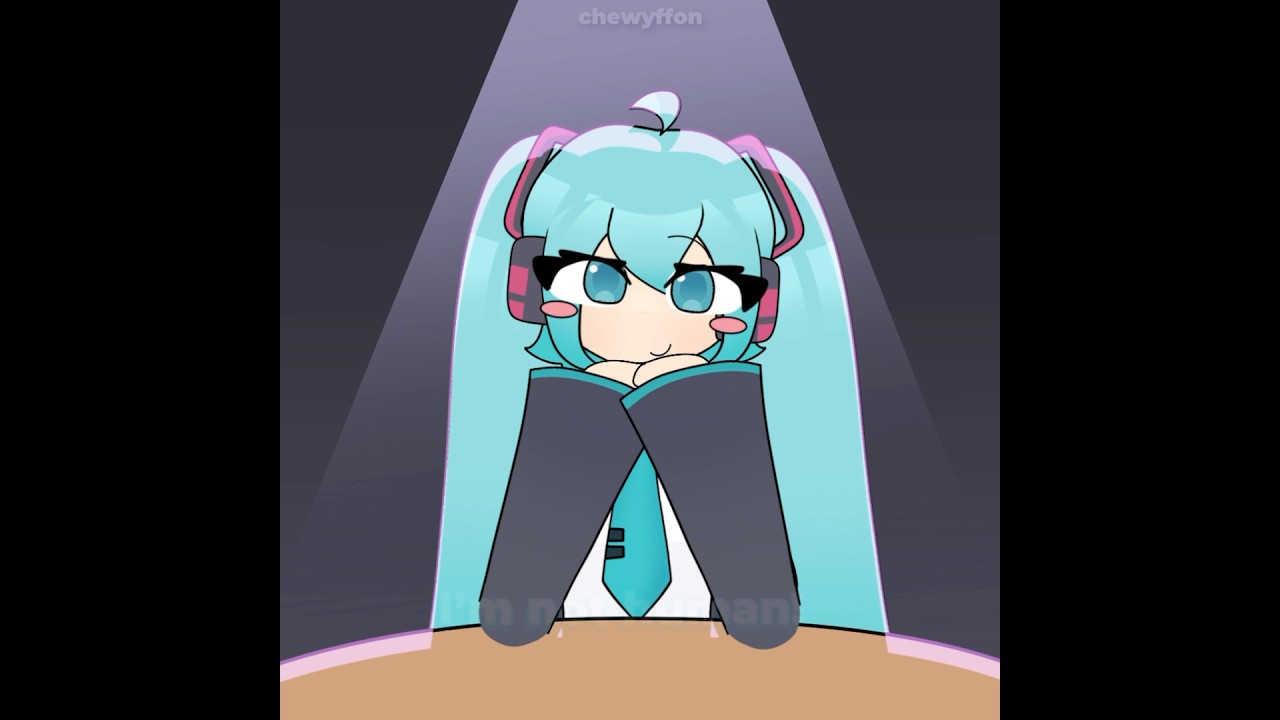 I&rsquo;M NOT HUMAN #hatsunemiku #triplesigma #vocaloid #miku #animation #meme #edit #shorts
