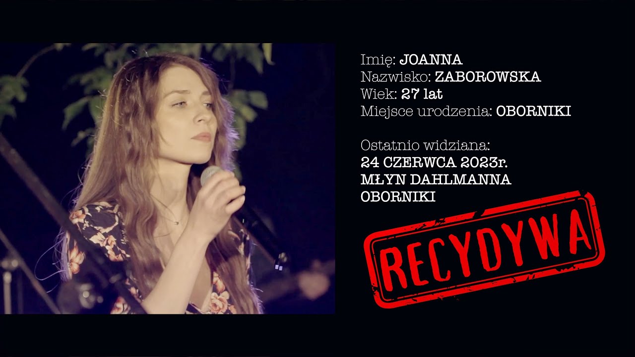 JOANNA ZABOROWSKA - CO MI PANIE DASZ (RECYDYWA COVER)