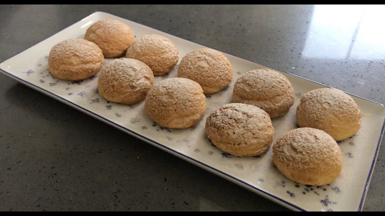 Paris Ekler - French Crunchy Cream Puff (Choux au Craquelin)