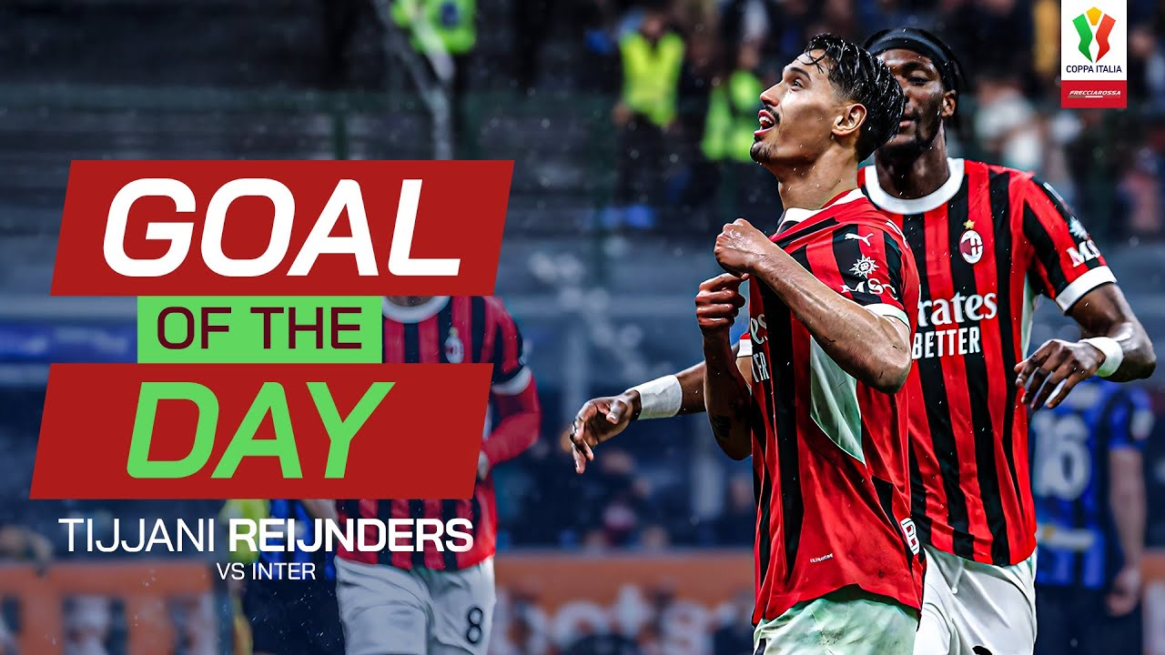 GOAL OF THE DAY | Reijnders' Goal in Slow Motion | Inter-Milan | Coppa Italia Frecciarossa 2024/25