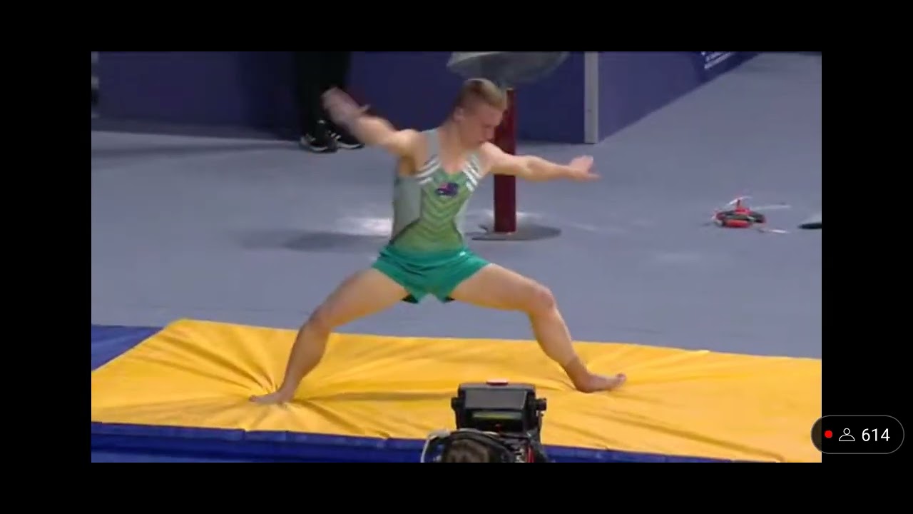 Ethan Mcguinness of Australia wins historic gold 🥇 in Men's Tumbling Finals/ Sofia2022