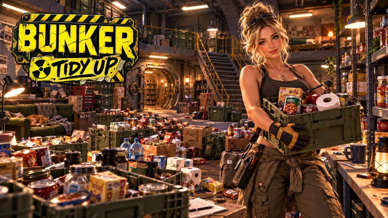 Bunker Tidy Up 🧹 TIDYING UP 17500 ITEMS Long Gameplay - No Commentary