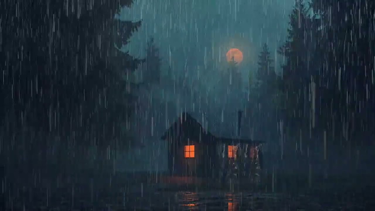 Heavy Rainstorm ASMR for Deep Focus and Restful Sleep | Relaxing Rain Noise for Stress Relief