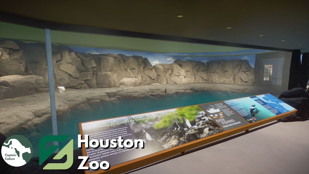 Humboldt Penguins & Workshop Upload | Houston Zoo in Planet Zoo Ep.13