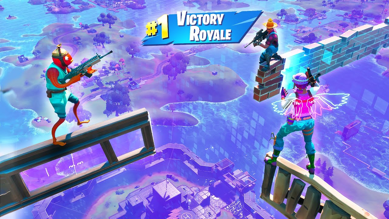 Potrójny NIEWIDZIALNY SKYBASE w Fortnite!  Z 