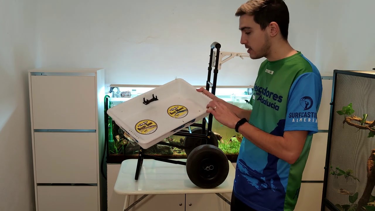 MODIFICACIÓN O MEJORAS CARRO PESCA CAPERLAN DECATHLON BANDEJA