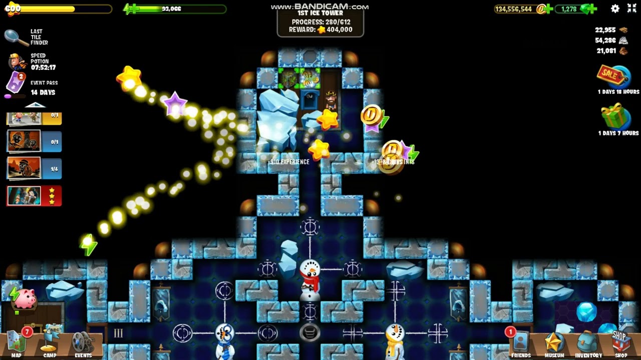 1st Ice Tower - Diggy's Adventure