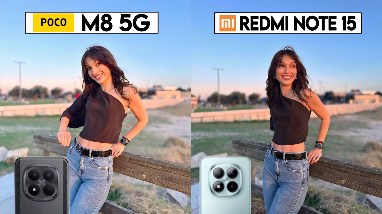Сравнение камер Poco M8 5G и Redmi Note 15 5G: тест и сравнение.