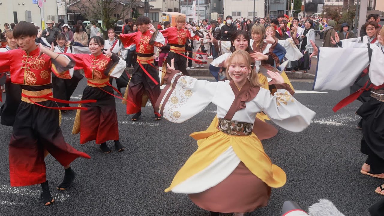 第26回瑞浪バサラカーニバル 早稲田大学お祭り連 東京踊りっぱーず 投げ入れタイム 公園線南会場