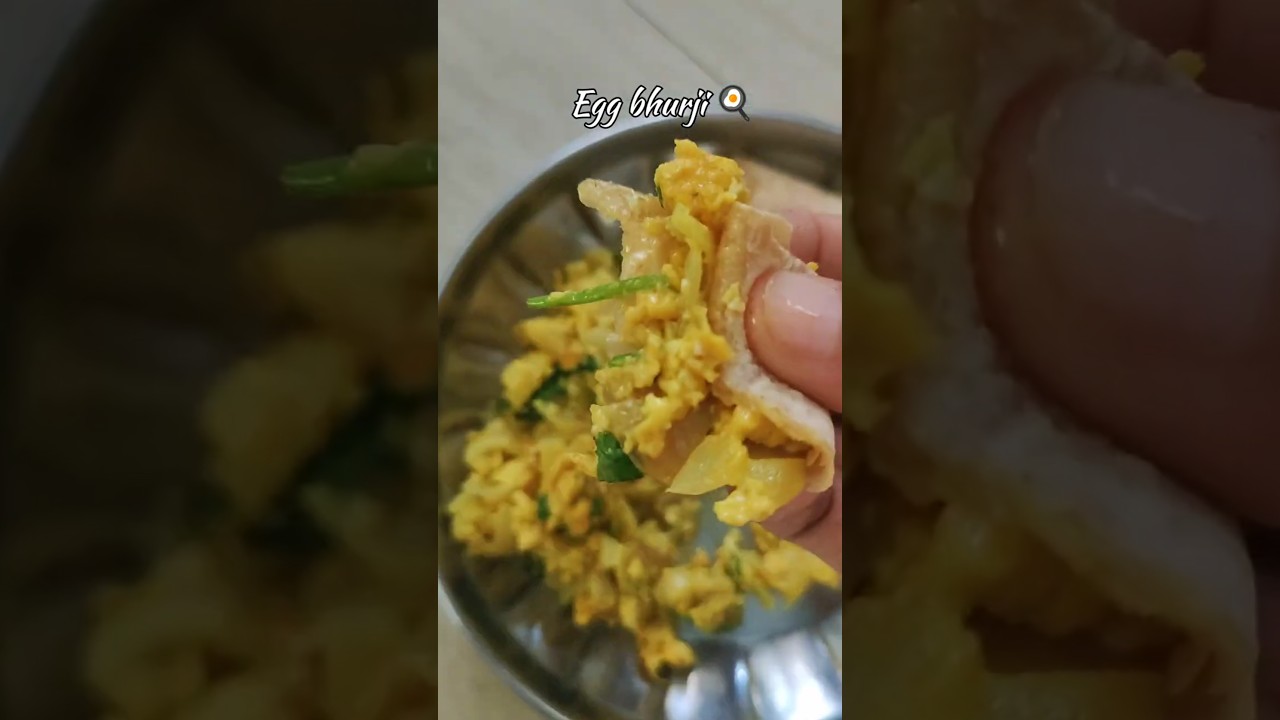 Simple egg bhurji 🍳Comfort food anytime 🤍