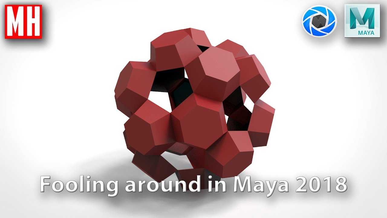 Creating odd objects in Maya AKA Fooling around in Maya 2018