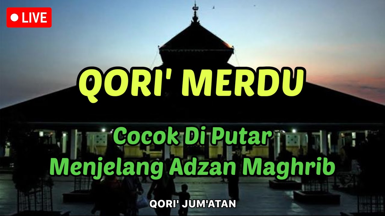LIVE Qori' Merdu 💞 KH. MUAMMAR ZA | Adem Dan Sejuk Di Jiwa | Cocok Di Putar Sebelum Adzan 💕