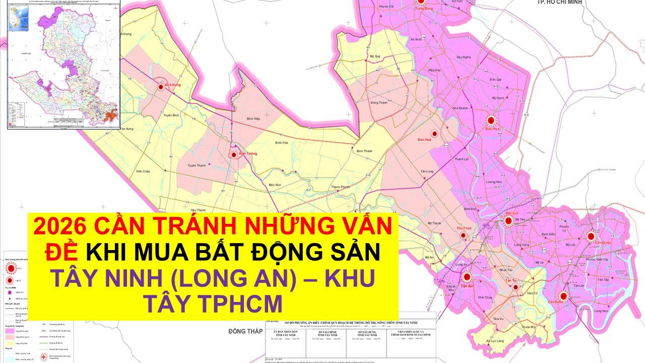 2026 CẦN TRÁNH KHI ĐẦU TƯ BẤT ĐỘNG SẢN TẠI NAM TÂY NINH (LONG AN) VÀ TÂY TPHCM