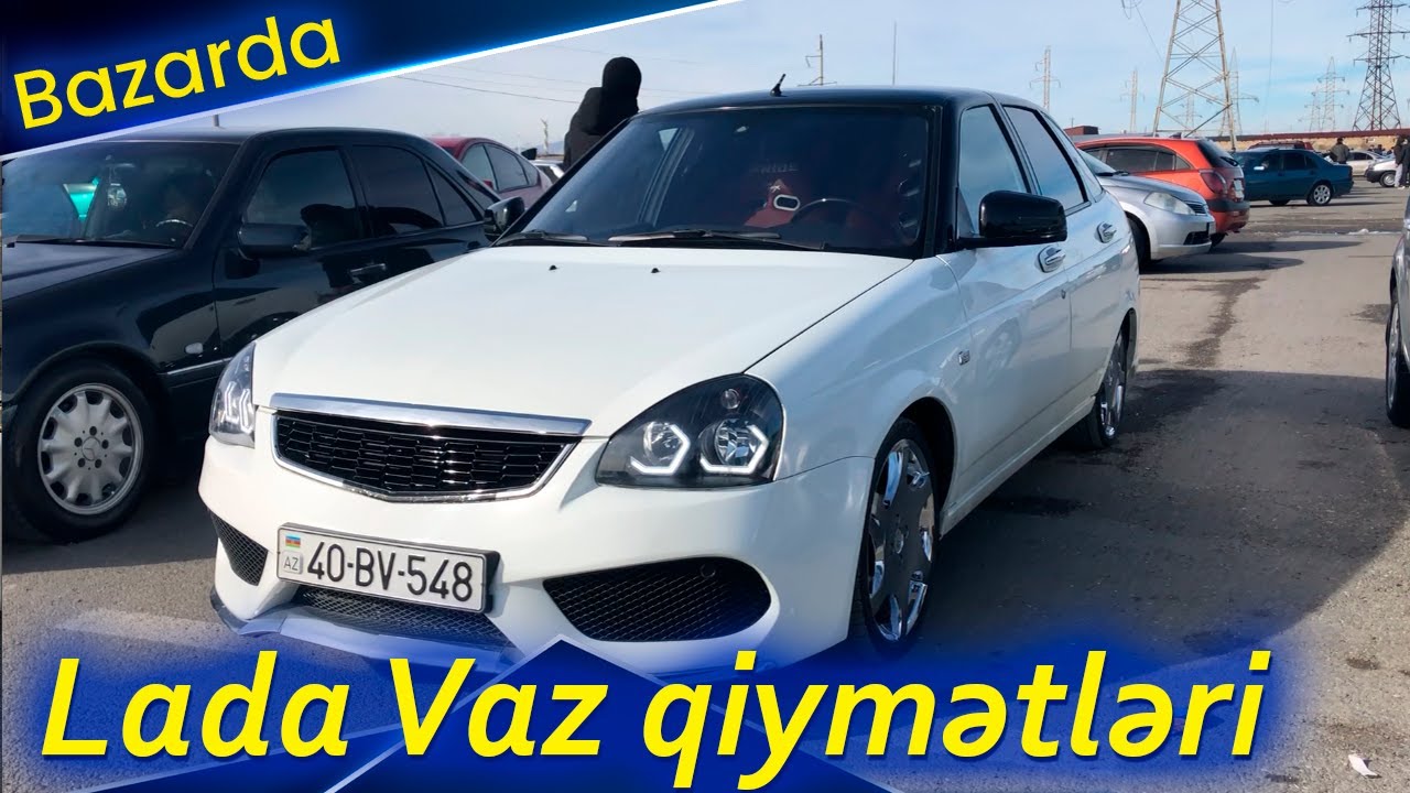 Sumqayıt maşın bazarında Lada, Vaz avtomobillərinin Yanvar ayına olan qiymətlərini göstərək