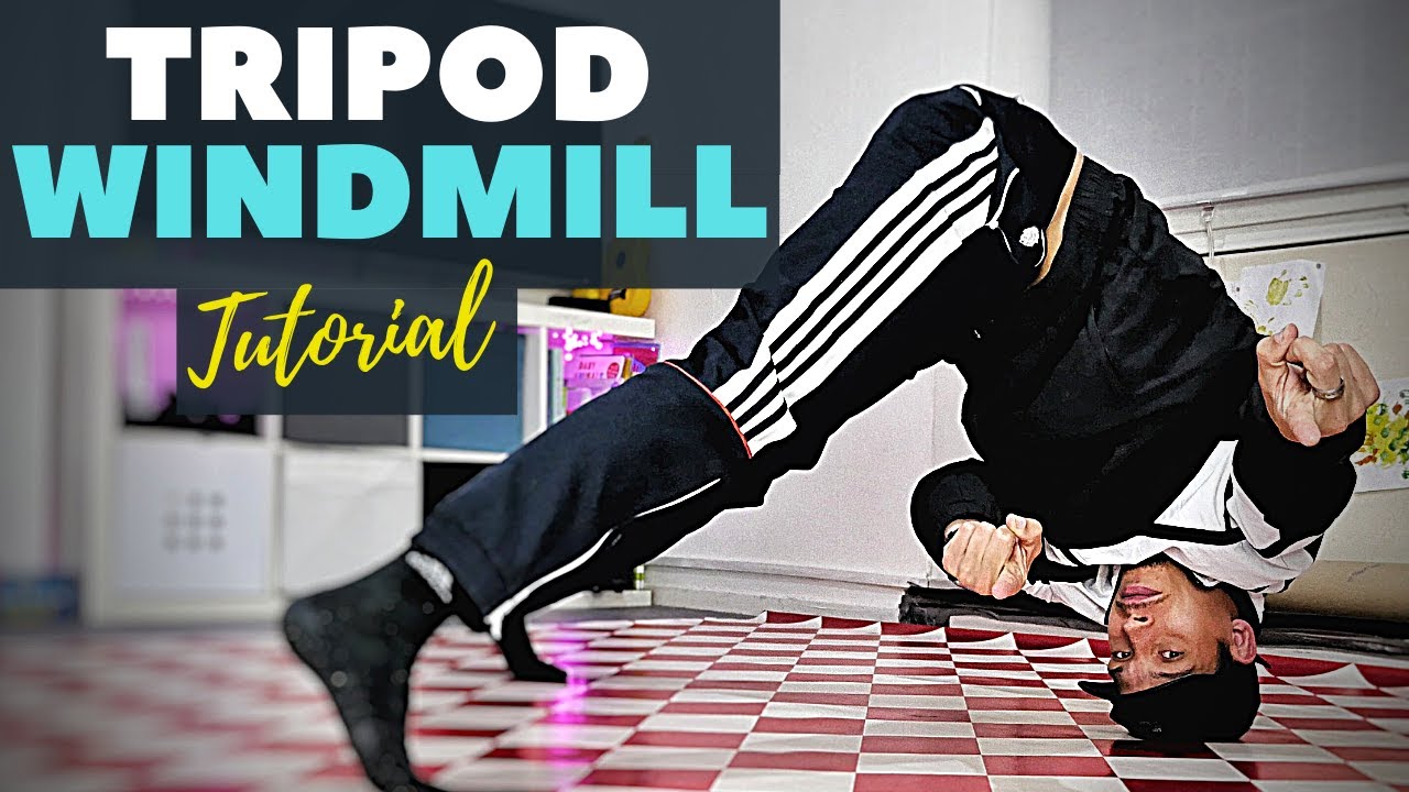 Tripod Windmill Tutorial | Windmill Variations | Windmill Tutorial Powermoves basics