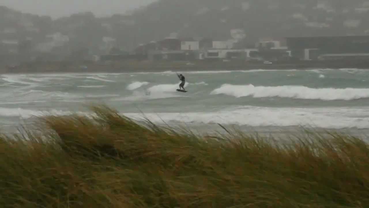 Marc Jacobs Kiteboarding - Wellington, Foxton, New Zealand 2012.03.17
