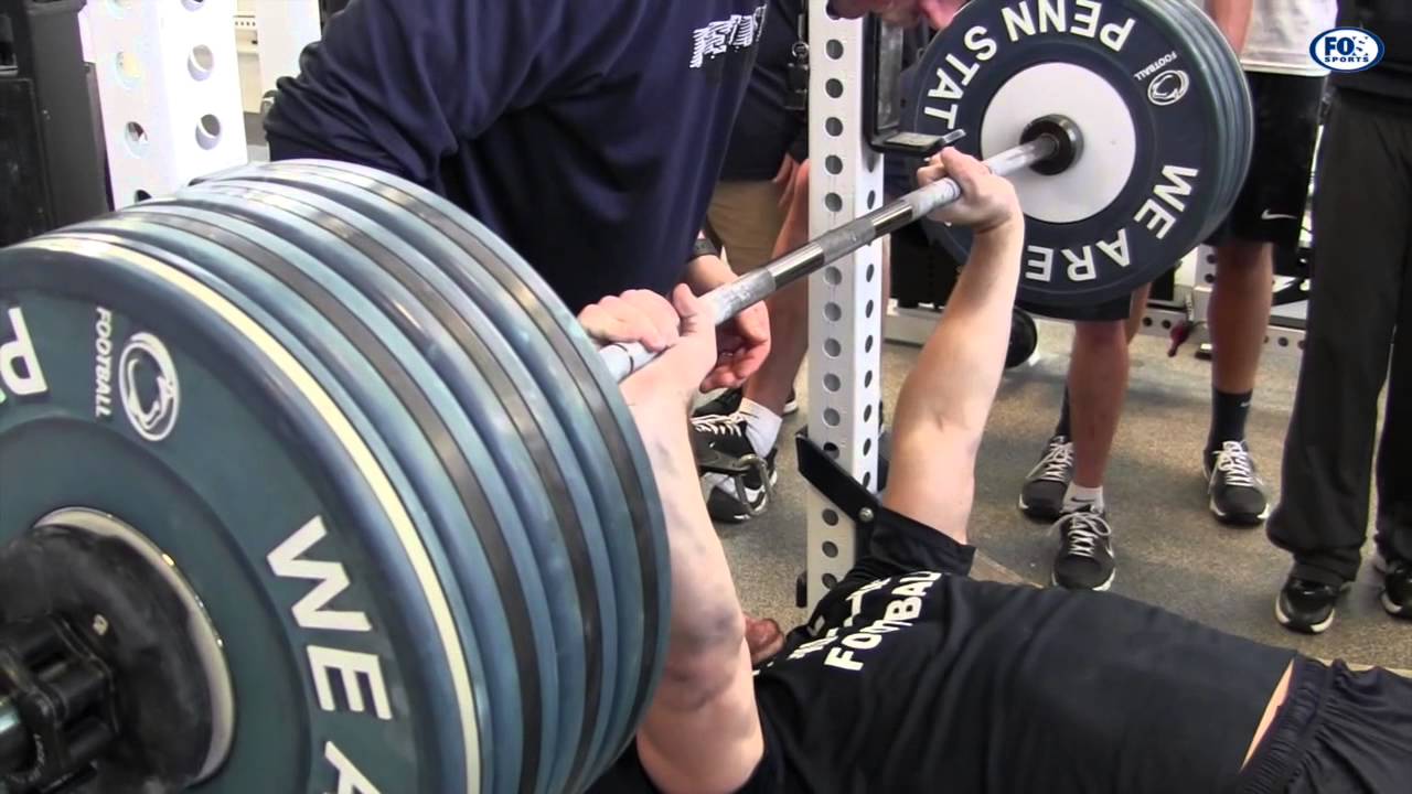 Penn State Bench Press Workout