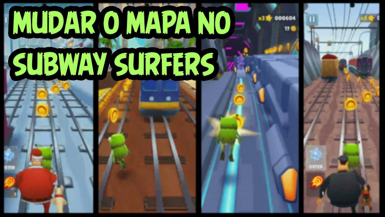 Como Mudar o Mapa no Subway Surfers