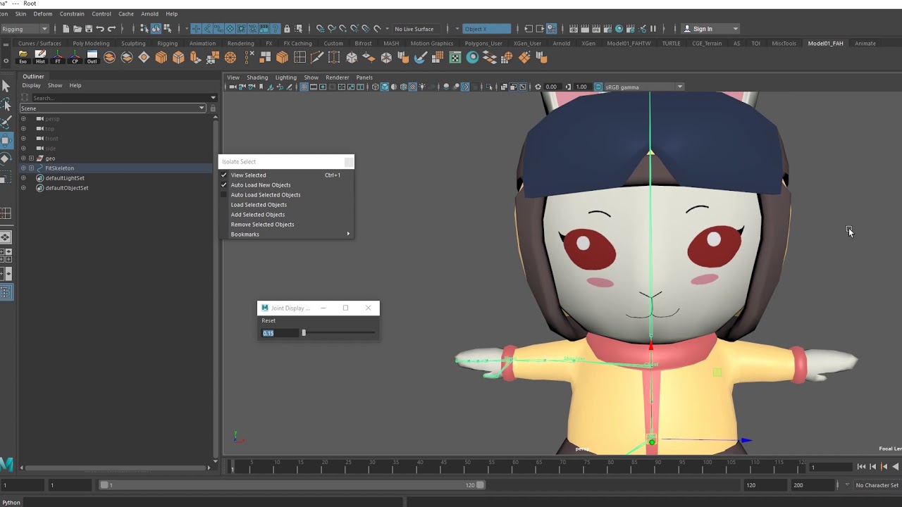 SD Character Rig Advancedskeleton