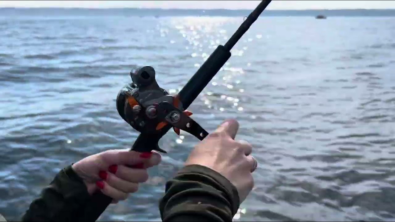 OKUMA Cold Water Line Counter Trolling Reel CW-303D Overview IN ACTION! | Is it worth it? #ad