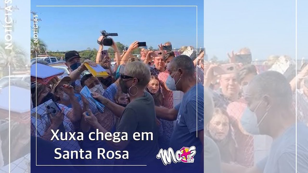 Mais FM - A chegada de Xuxa em Santa Rosa