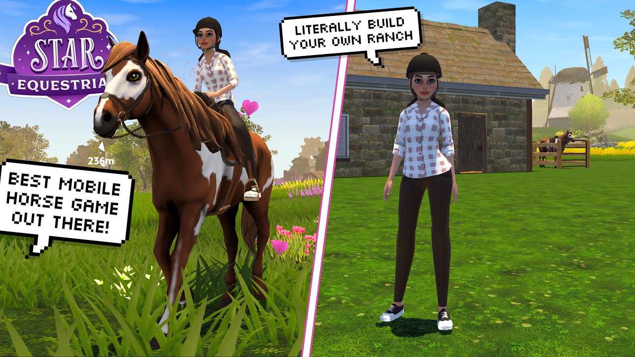 ЛУЧШАЯ НОВАЯ ИГРА ПРО ЛОШАДЕЙ НА МОБИЛЬНЫХ УСТРОЙСТВАХ! 🐴 Star Equestrian
