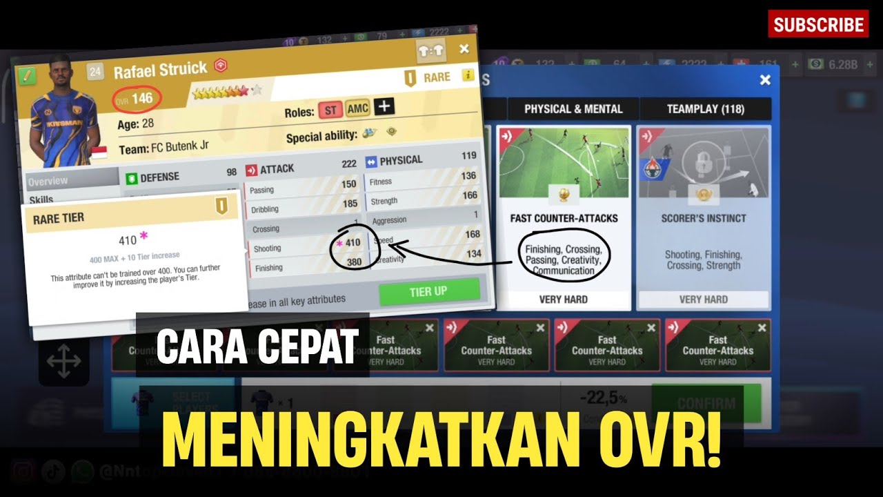 Cara Cepat Meningkatkan OVR 🔥 Top Eleven