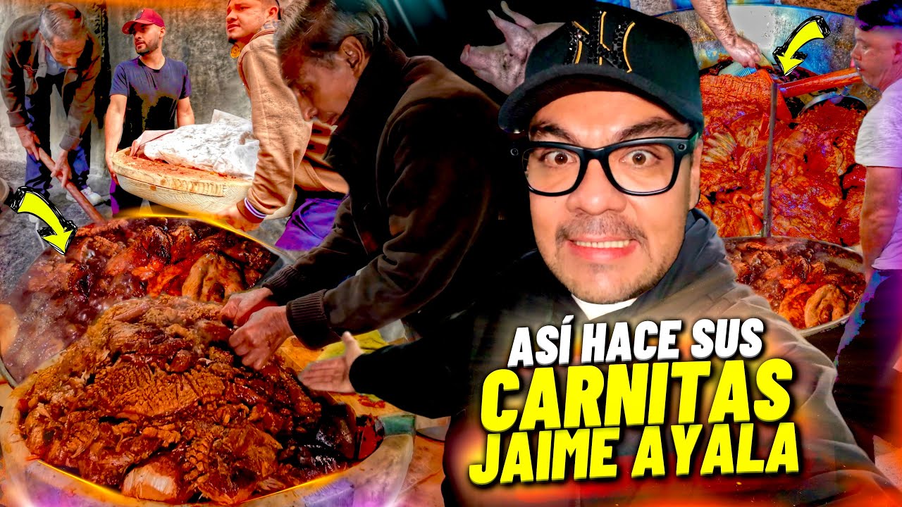 as&iacute; PREPARA sus CARNITAS JAIME AYALA en Quiroga Michoac&aacute;n 🐽
