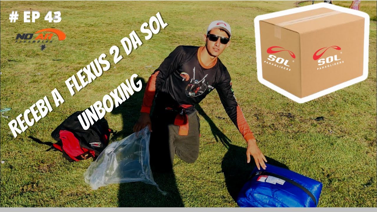 Veja o que veio dentro da caixa com asa flexus II  .EP 43