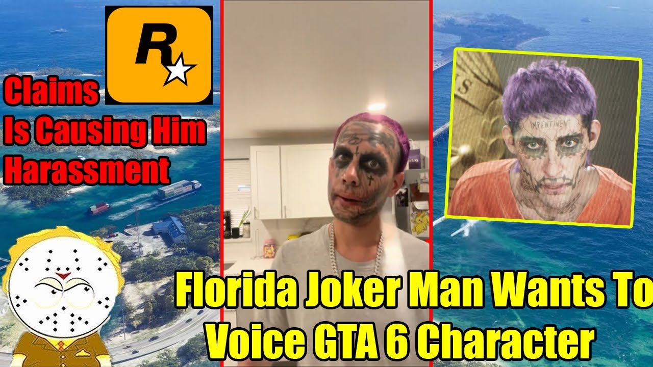 Florida Joker Man Now Demands To Voice GTA 6 Character, Claims GTA 6 Caused Him Harassment