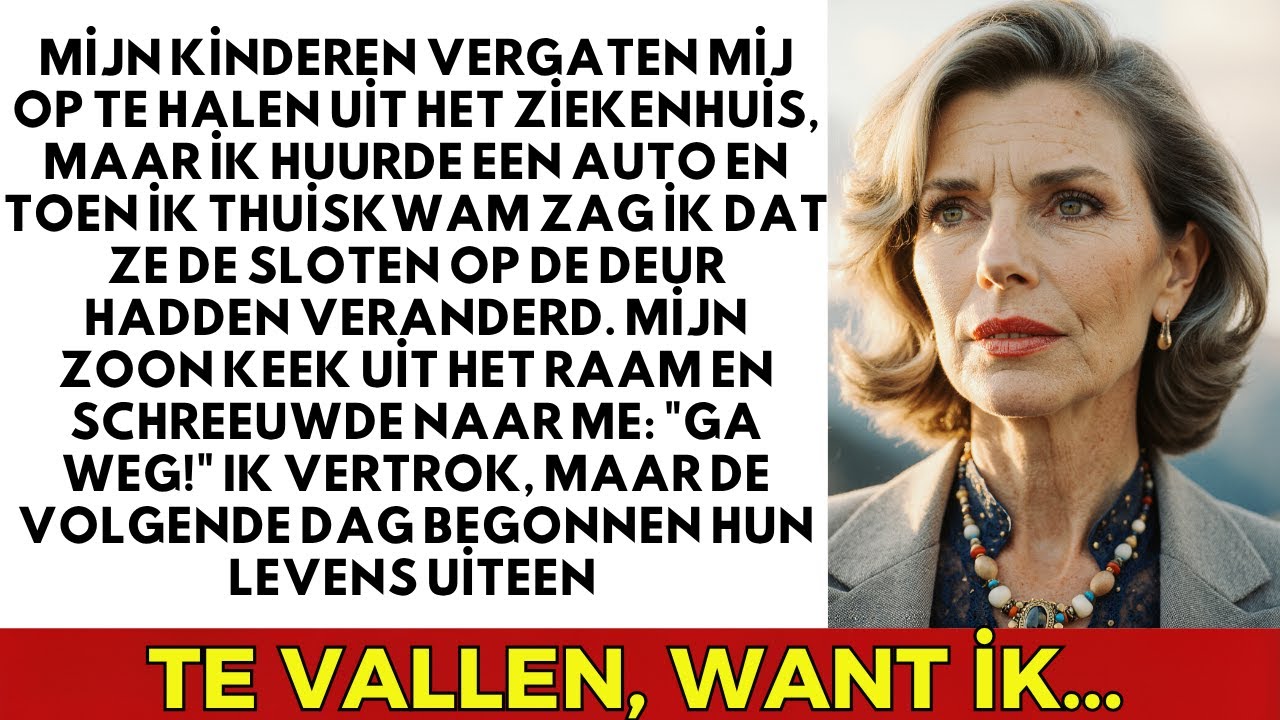 Mijn kinderen vergaten mij op te halen uit het ziekenhuis. Ik huurde een auto en zag thuis verhalen.