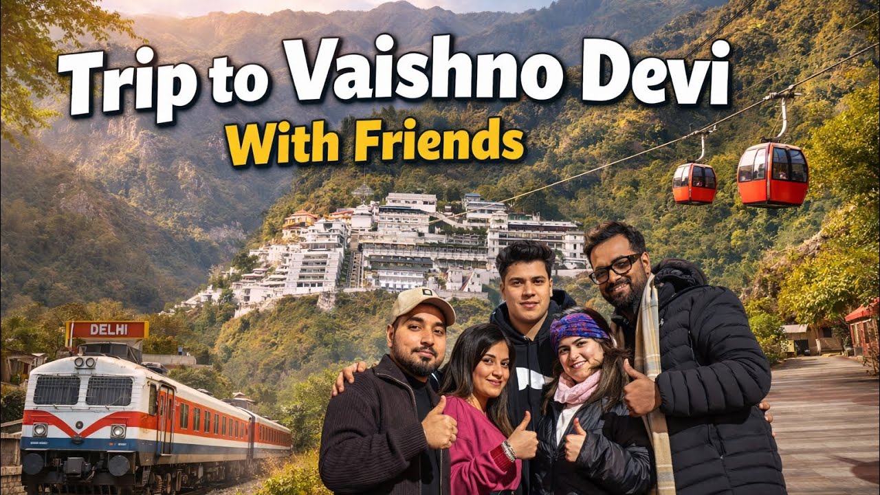 My #firstvlog  |Trip to vaishno devi | #friends in train | #vaishnodevi  #katra #travel #vlog 