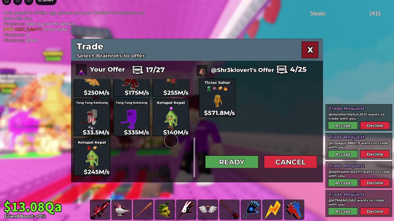 Sab trading, trading machine only