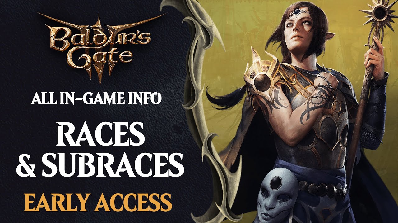 Руководство по расам в Baldur's Gate 3: Все расы и подрасы в раннем доступе BG3