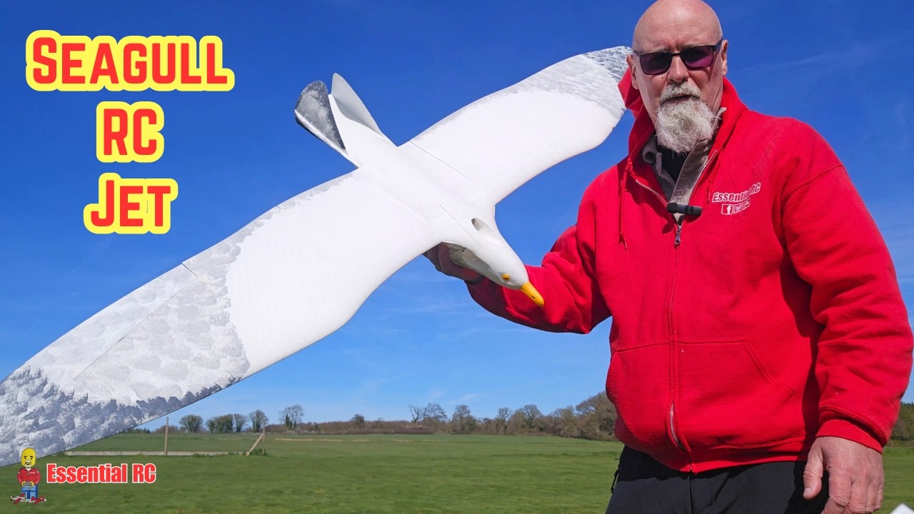3D printed Seagull radio controlled (RC) EDF Jet. Printed with Bambu Lab H2S 3D printer