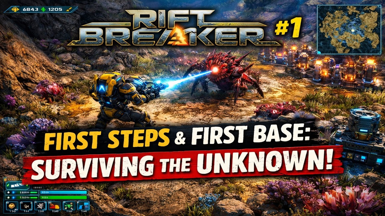 The Riftbreaker | Ep. 1: Landing on Galatea 37! (Normal Campaign)
