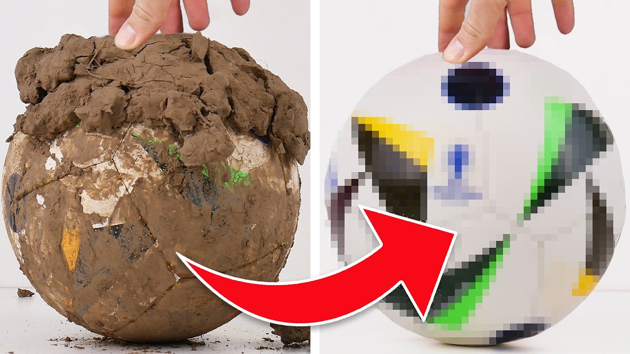 I Cleaned The World's DIRTIEST EURO 2024 Match Ball! [ASMR]