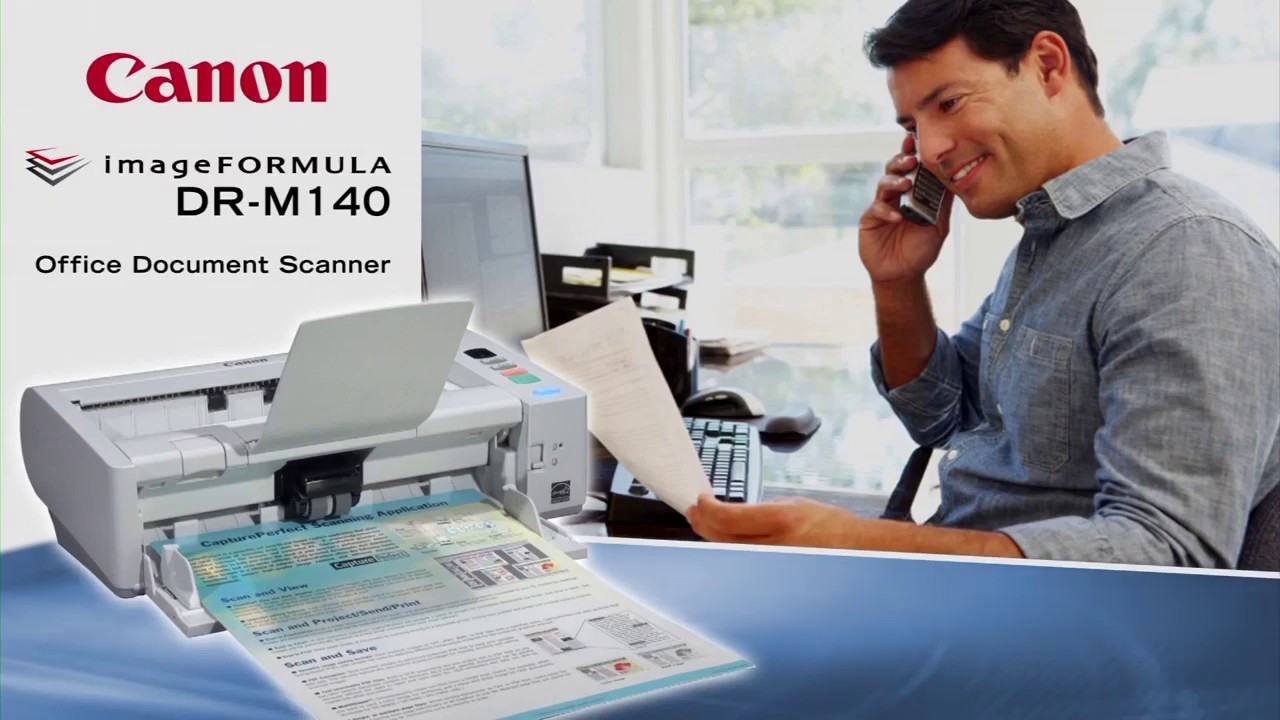 Compact Neat Document Scanner Canon imageFORMULA DRM140