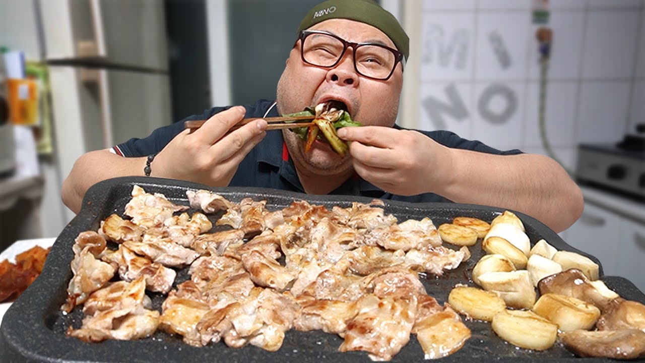 냉삼과 김치는 못참지~최고의 궁합입니다│Pork belly Mukbang Eatingshow