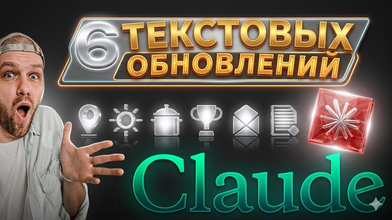 6 текстовых обновлений Claude от Anthropic: карты, погода, спорт, рецепты и генерация файлов и писем