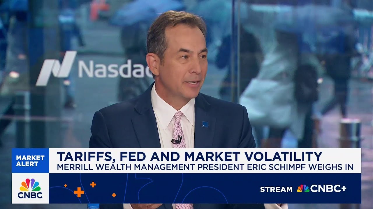 Merrill Wealth's Eric Schimpf on market volatility: Majority of our clients put more money to work