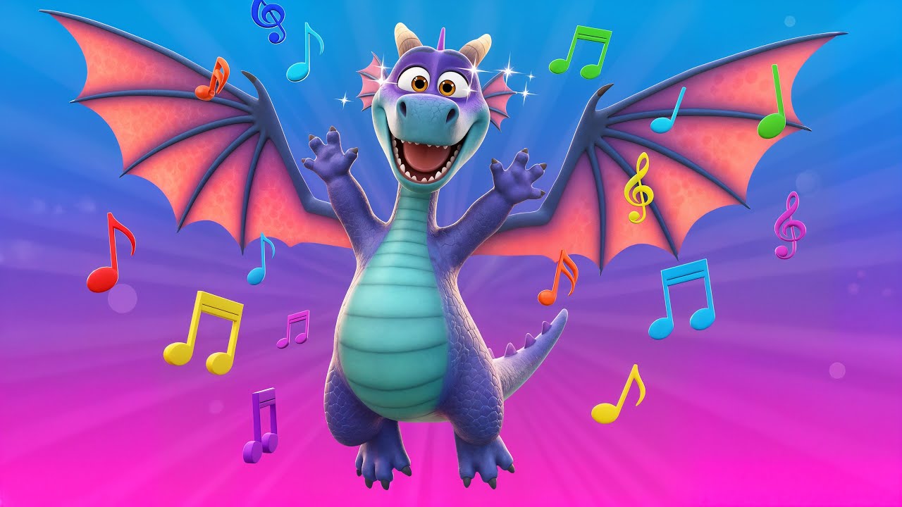 “Clap Your Wings! 🐉👏 | Dance & Sing 3D Kids Song”