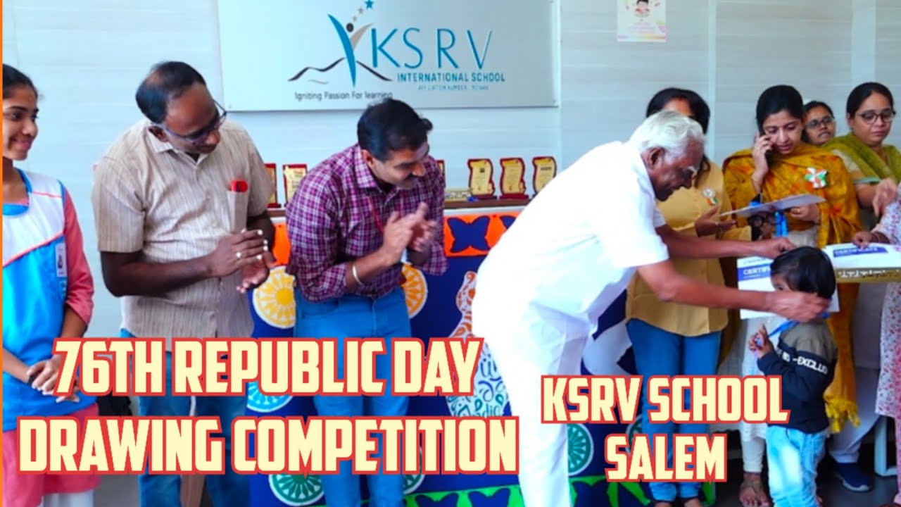 76TH REPUBLIC DAY DRAWING COMPETITION|KSRV SCHOOL 