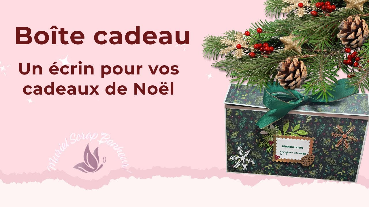 🎁 DIY Boîte Cadeau : Un écrin élégant pour vos cadeaux de Noël ✨