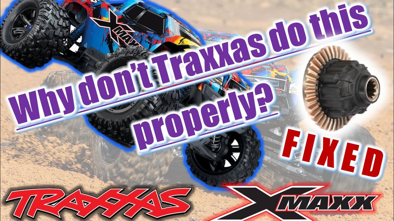 Почему Traxxas это делает? Ремонт и обслуживание дифференциалов Traxxas X-Maxx — замена масла.