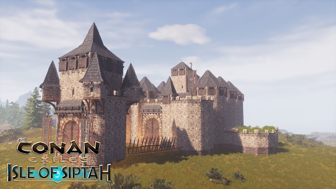 HOW TO BUILD A NEMEDIAN CASTLE [SPEED BUILD] - CONAN EXILES