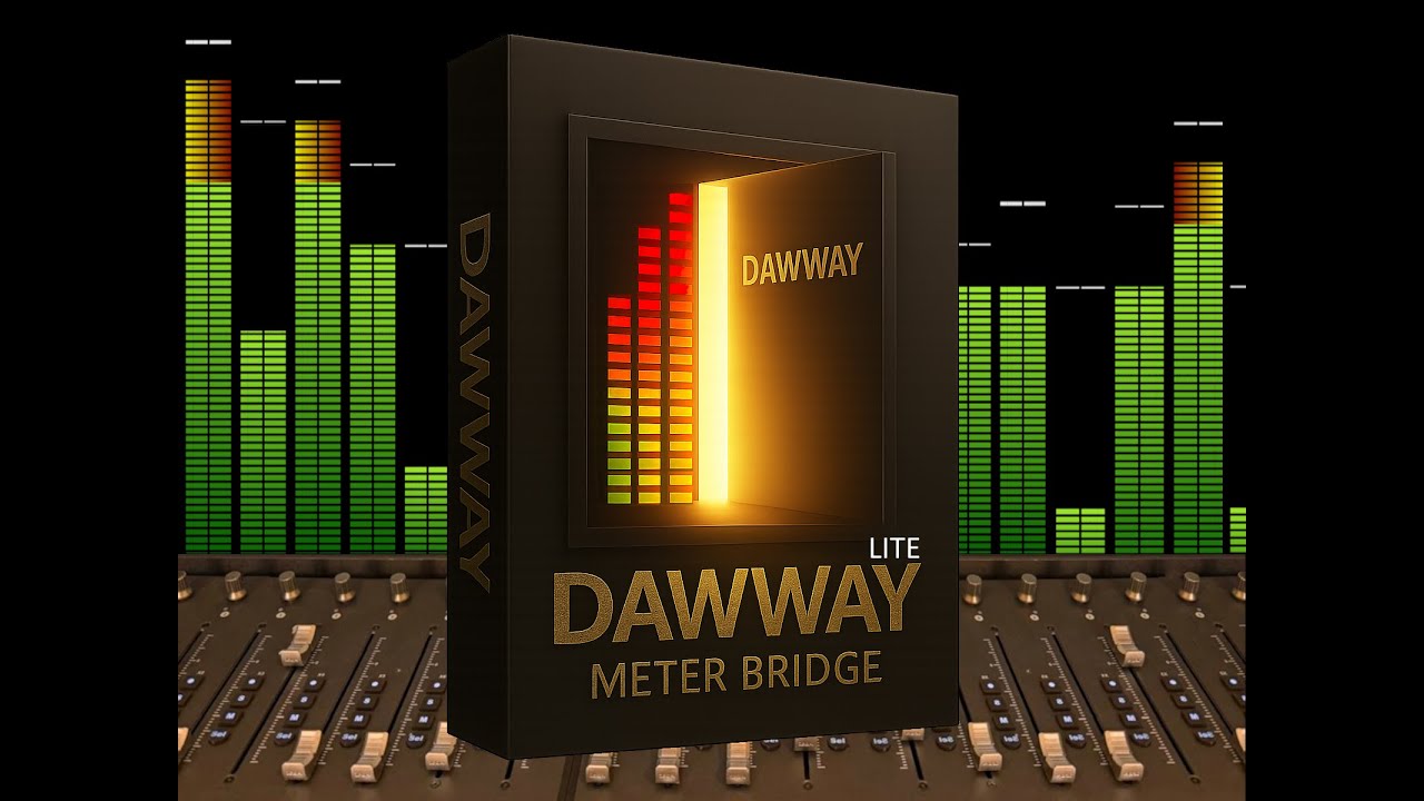DAWWAY Lite Control Surface Meter Bridge