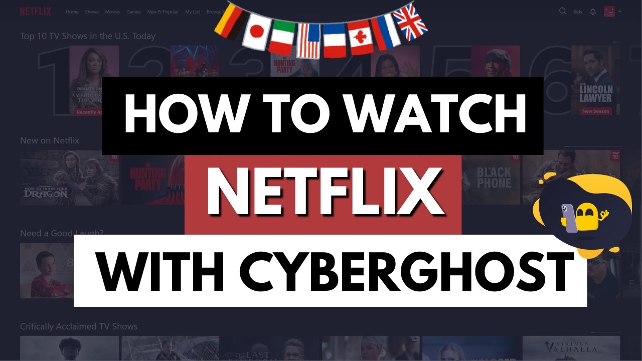 How to Watch Netflix with CyberGhost VPN (Step-by-Step Guide) 🌐