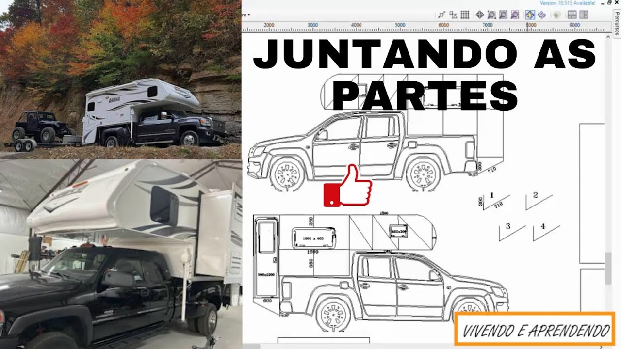 Camper 03 - Juntando as Partes - Motorhome Artesanal - Faça você mesmo