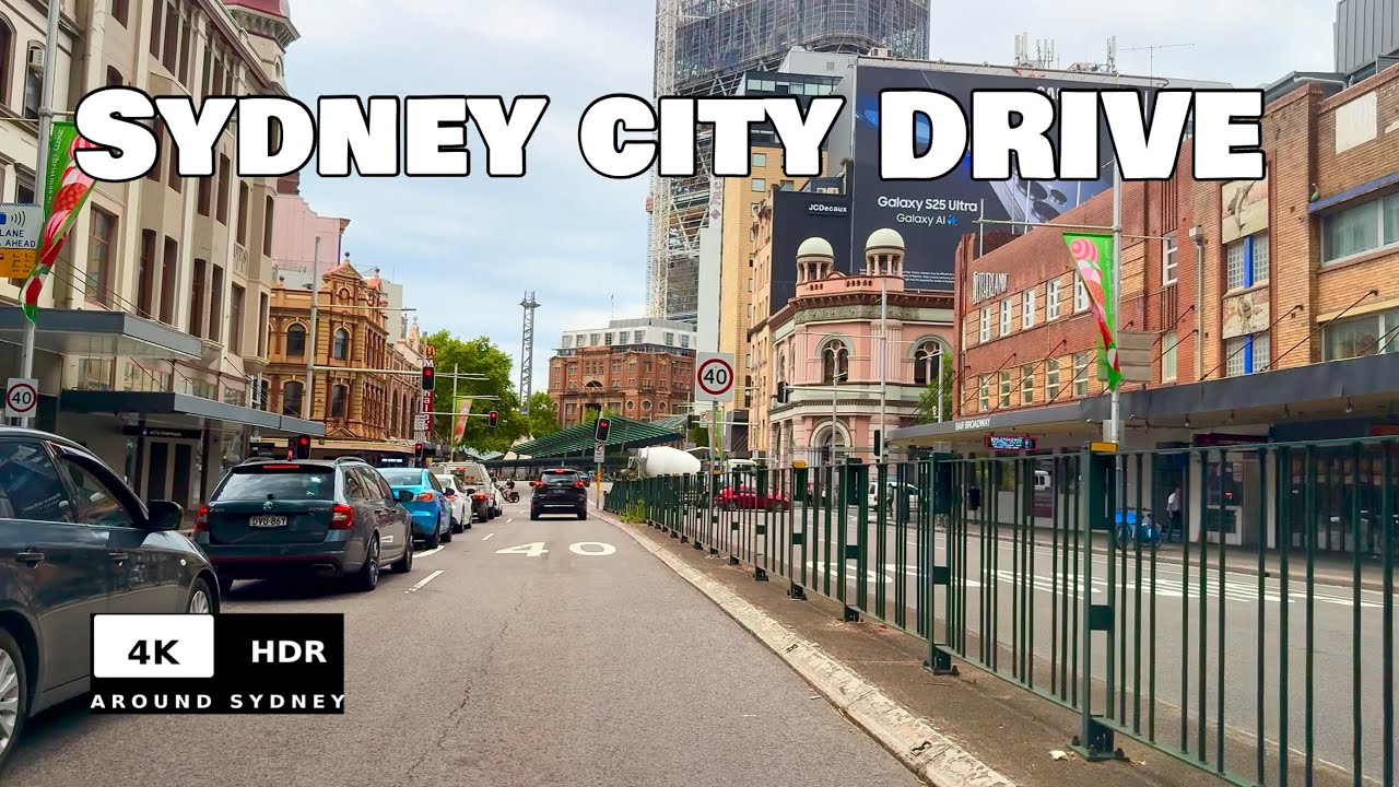 CITY ROUTES skyline Marrickville → Sydney CBD  Drive 4K HDR 60FPS POV -AU